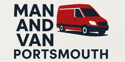Official logo of Man and Van Portsmouth, removals and clearance specialists in Hampshire.